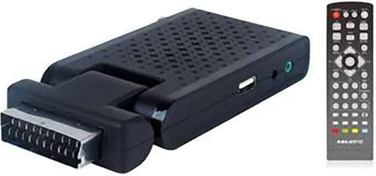 MAJESTIC DEC 663N - Mini décodeur numérique terrestre péritel DVB-T/T2 HD, entrée USB, télécommande, HDMI