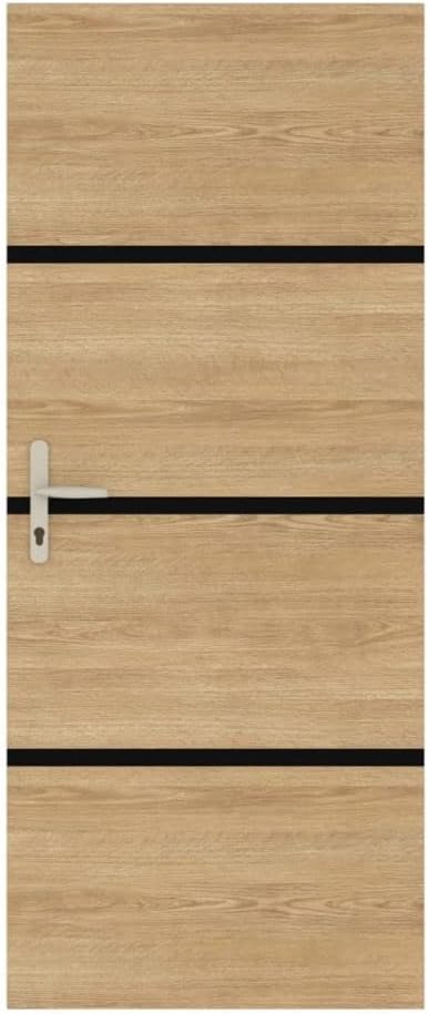 NORDLINGER PRO Kit de rénovation de porte Décor Chêne Naturel 890513 - COMME NEUF
