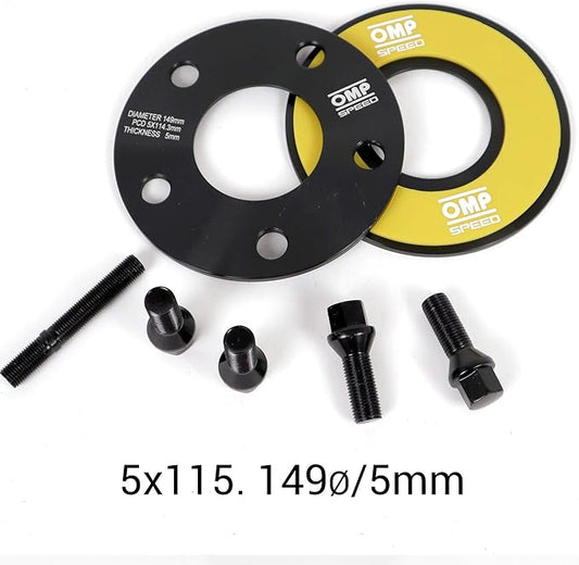 OMP Speed Jeu de 2 Élargisseurs de Voie (Entretoise de Roue) - NEUF